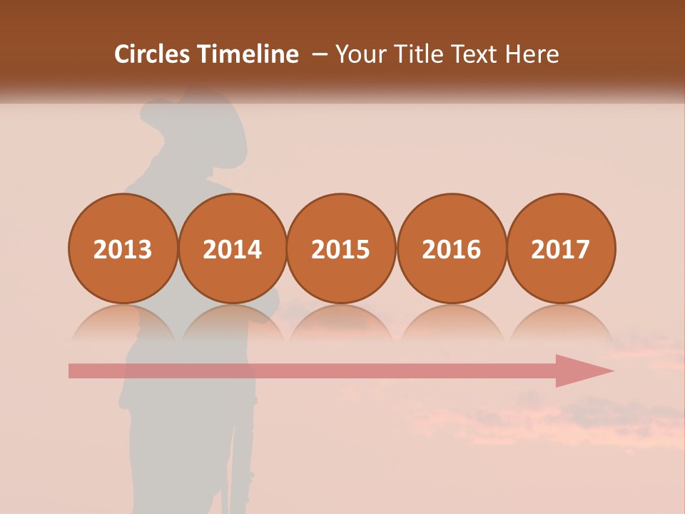 Rifle Soldier Night PowerPoint Template