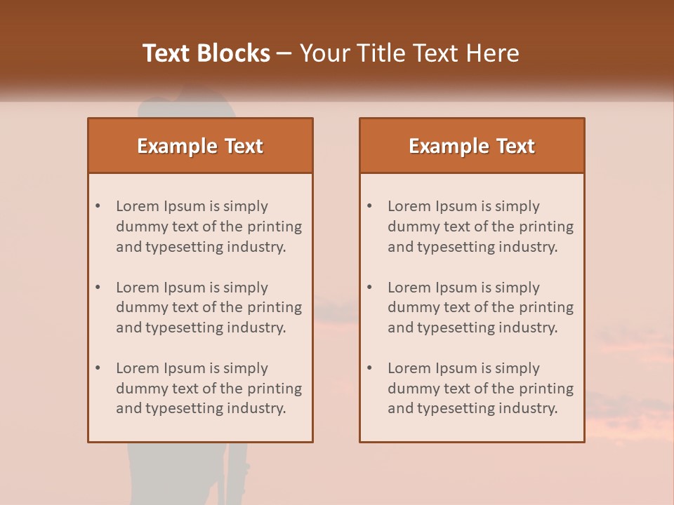 Rifle Soldier Night PowerPoint Template