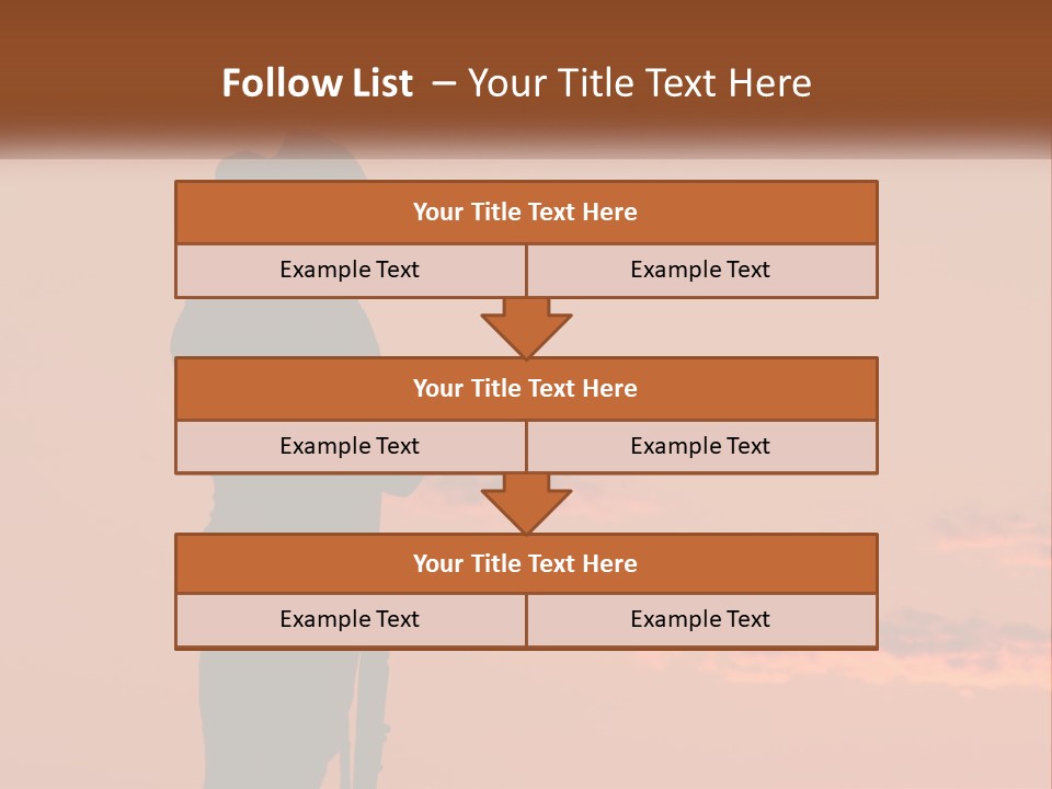 Rifle Soldier Night PowerPoint Template