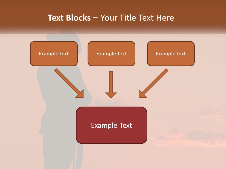 Rifle Soldier Night PowerPoint Template
