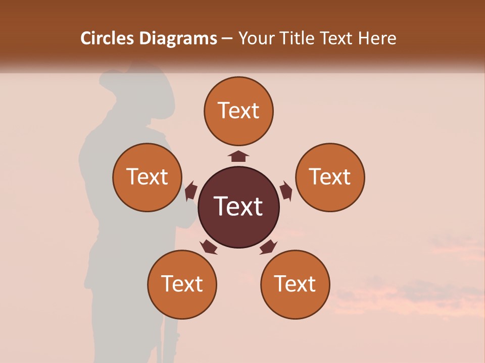 Rifle Soldier Night PowerPoint Template