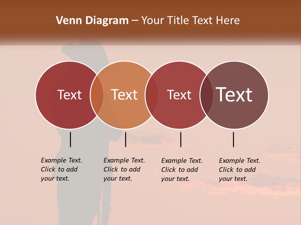 Rifle Soldier Night PowerPoint Template