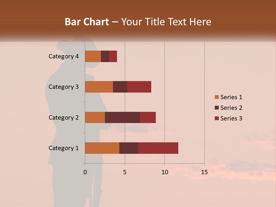 Rifle Soldier Night PowerPoint Template