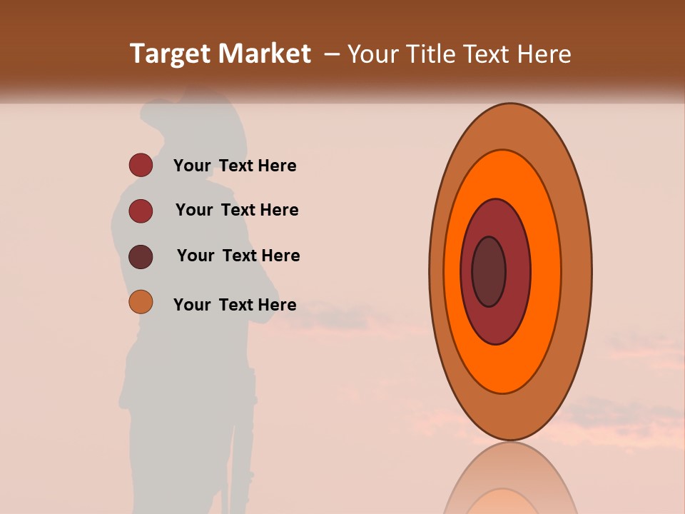 Rifle Soldier Night PowerPoint Template