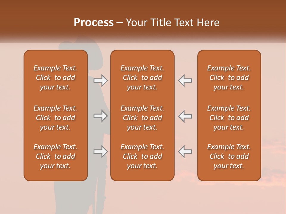 Rifle Soldier Night PowerPoint Template