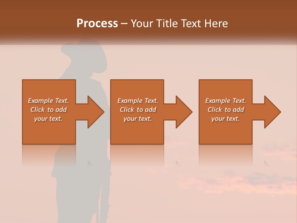 Rifle Soldier Night PowerPoint Template