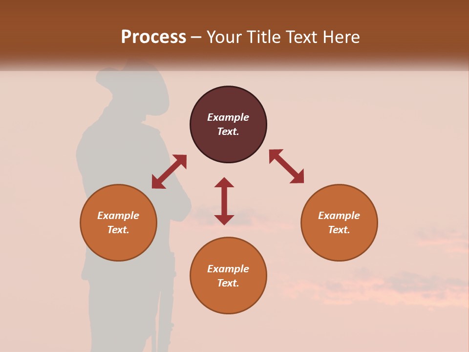 Rifle Soldier Night PowerPoint Template