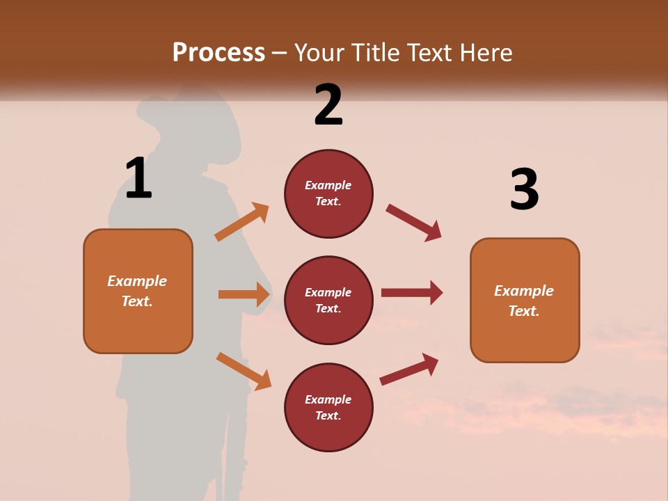 Rifle Soldier Night PowerPoint Template