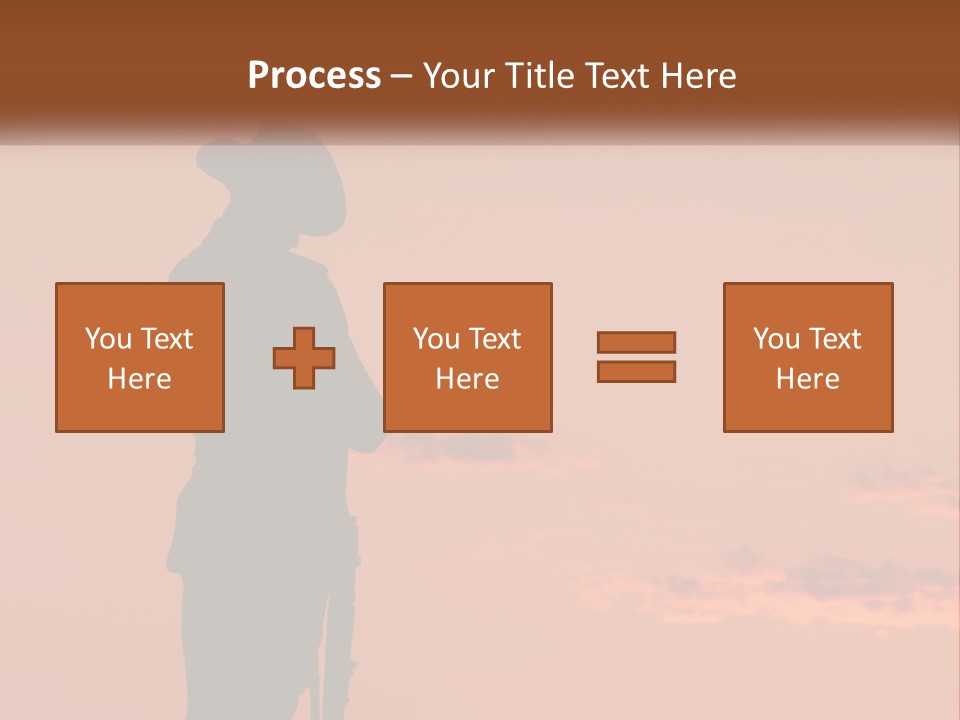 Rifle Soldier Night PowerPoint Template