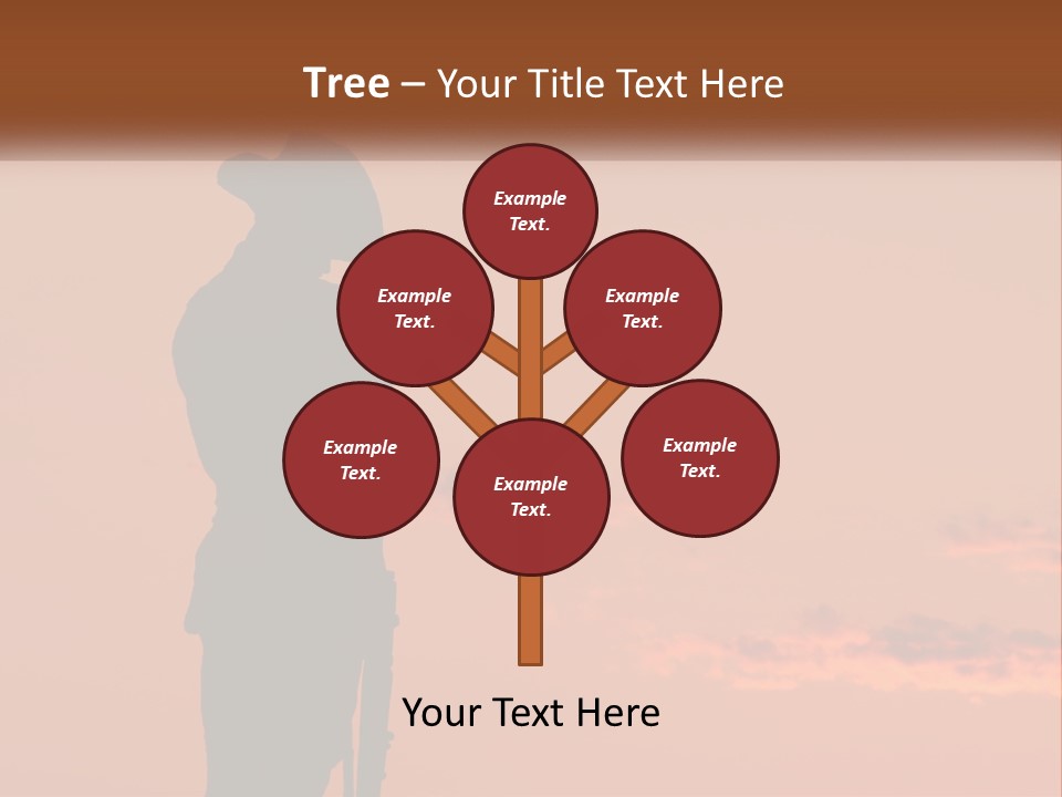 Rifle Soldier Night PowerPoint Template