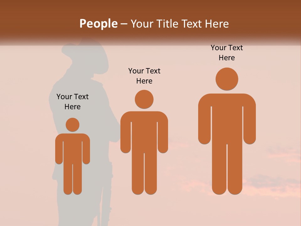 Rifle Soldier Night PowerPoint Template