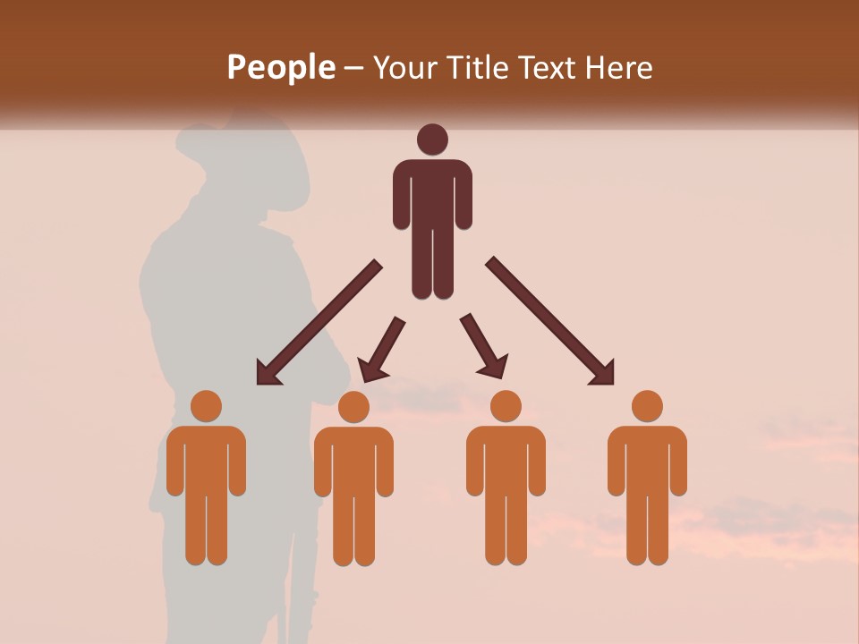 Rifle Soldier Night PowerPoint Template