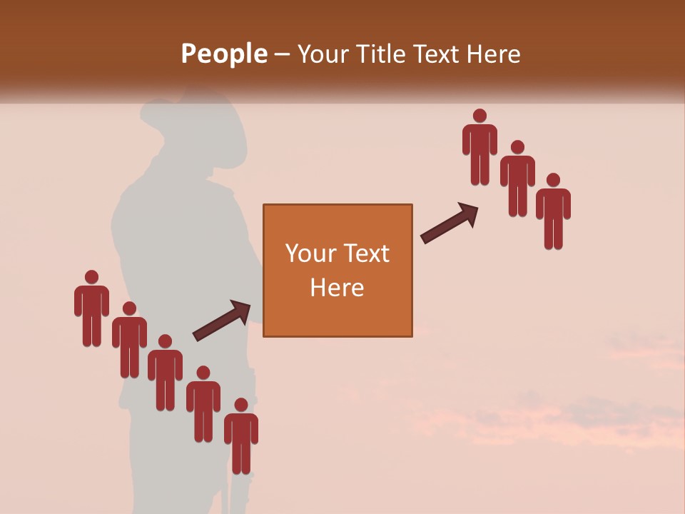 Rifle Soldier Night PowerPoint Template