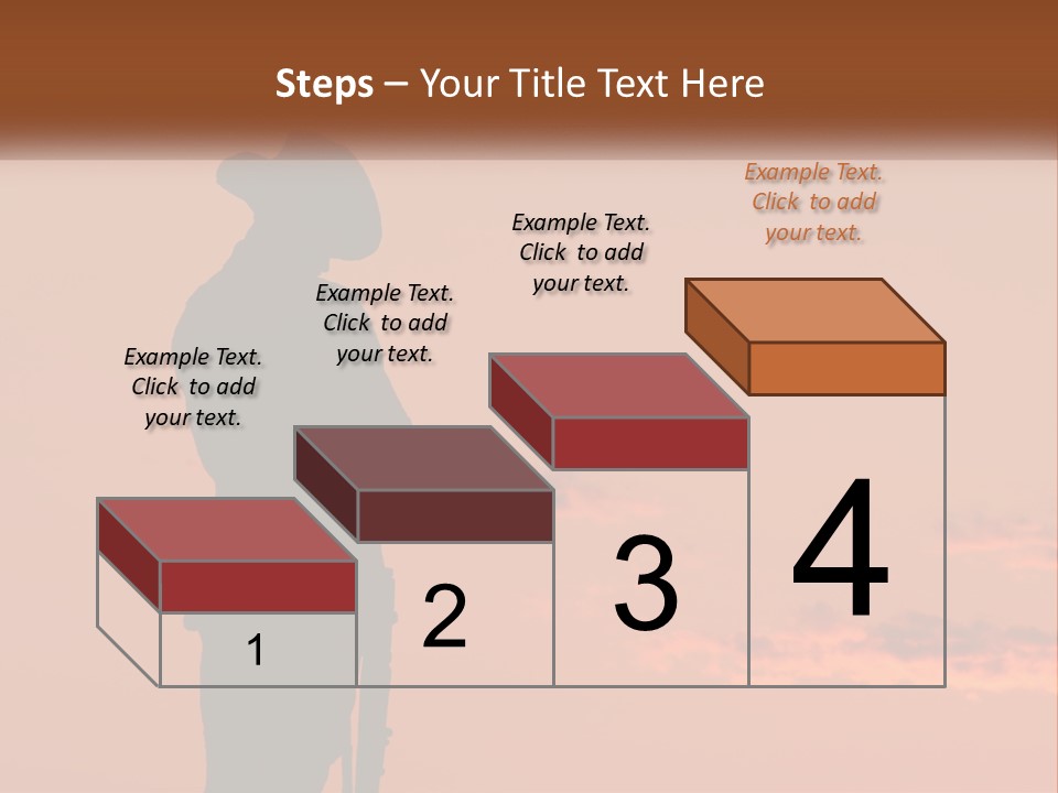 Rifle Soldier Night PowerPoint Template