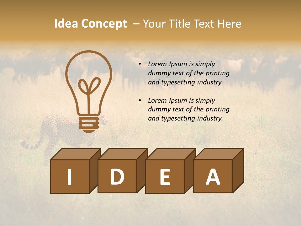 Stealth Big Looking PowerPoint Template