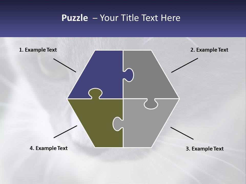 Texture Hair Playful PowerPoint Template