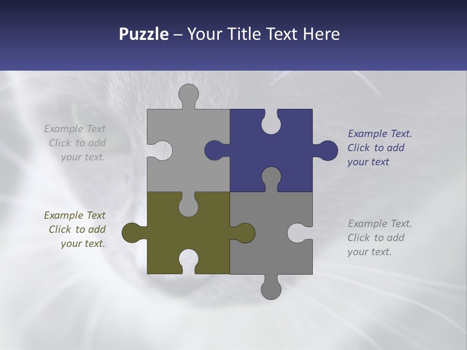 Texture Hair Playful PowerPoint Template