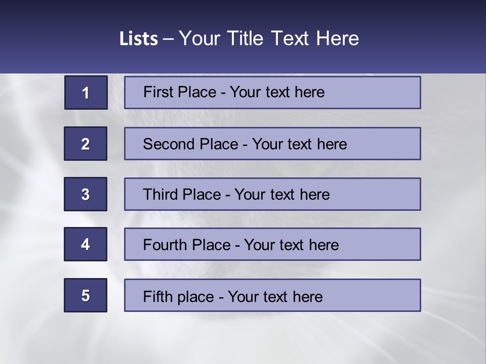 Texture Hair Playful PowerPoint Template