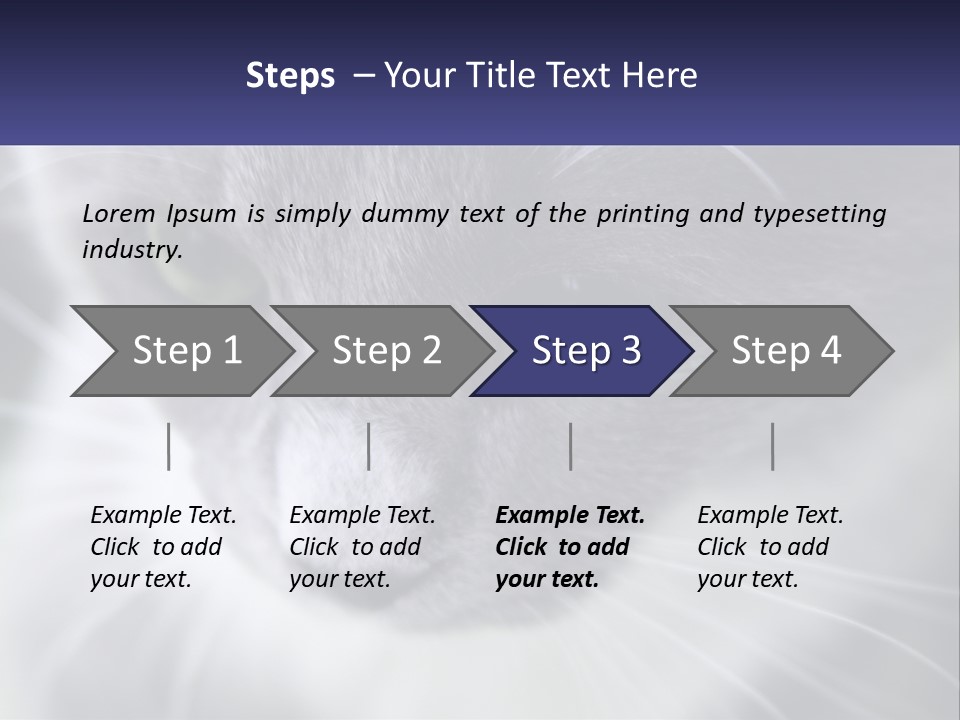 Texture Hair Playful PowerPoint Template