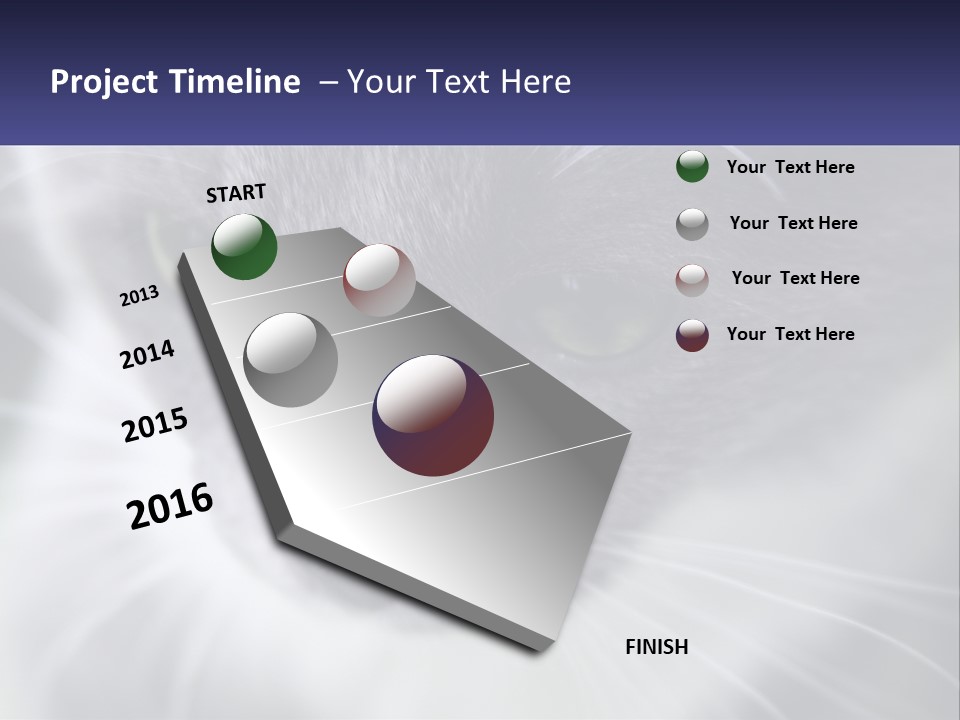 Texture Hair Playful PowerPoint Template