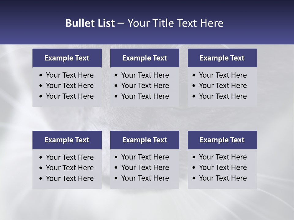 Texture Hair Playful PowerPoint Template