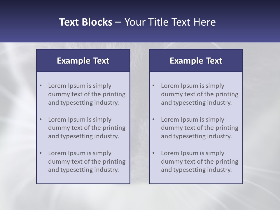 Texture Hair Playful PowerPoint Template