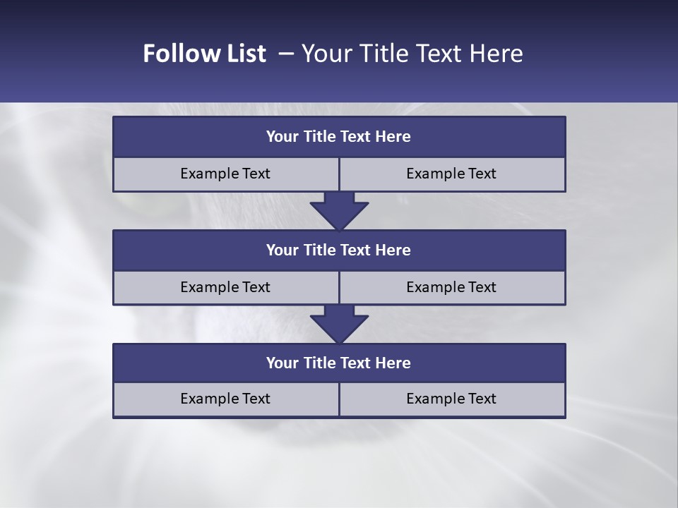 Texture Hair Playful PowerPoint Template