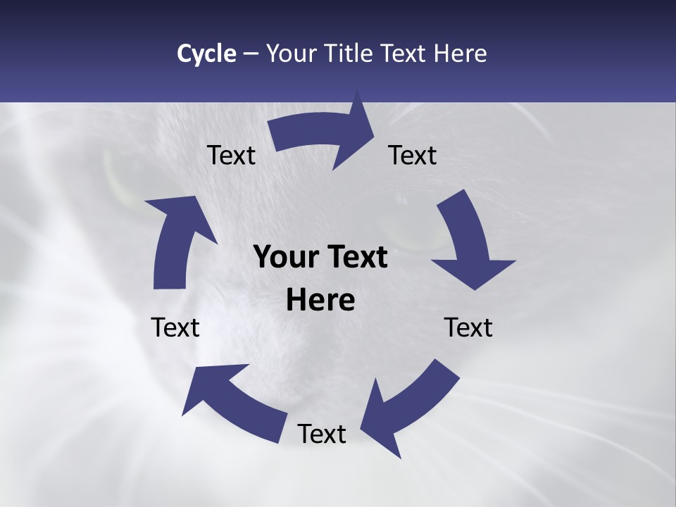 Texture Hair Playful PowerPoint Template