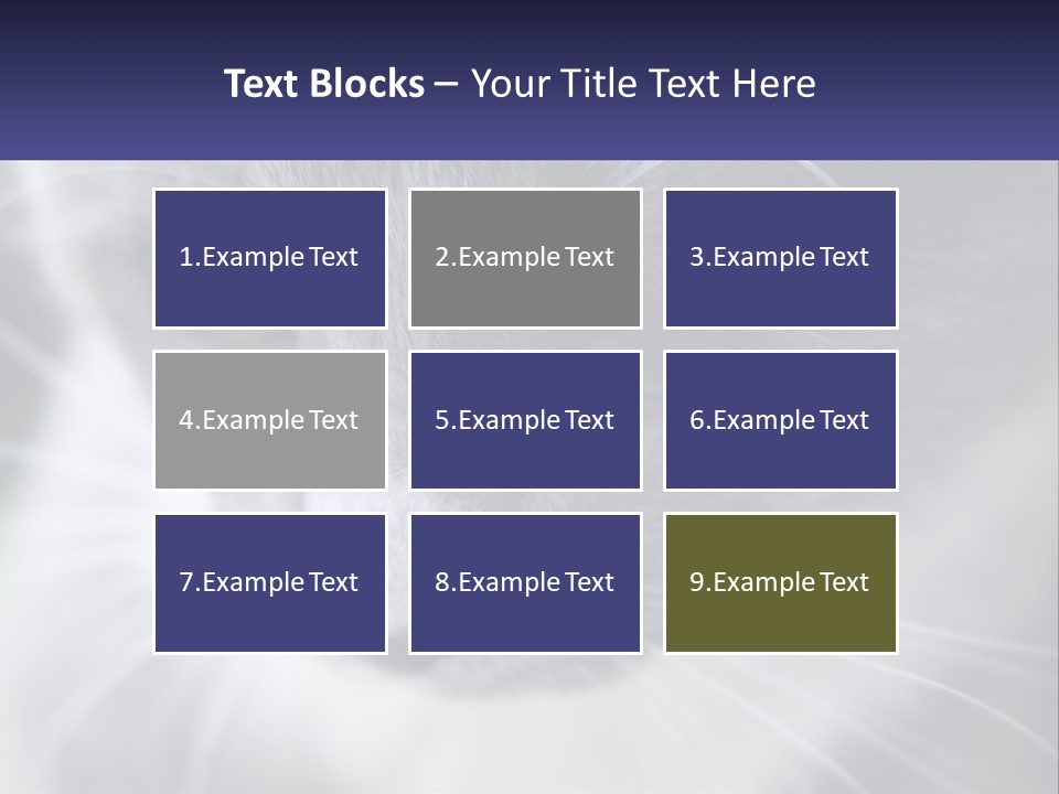 Texture Hair Playful PowerPoint Template