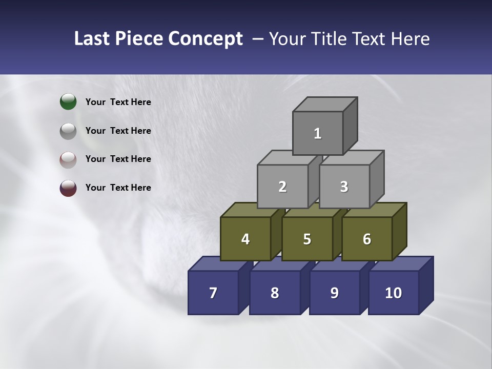 Texture Hair Playful PowerPoint Template