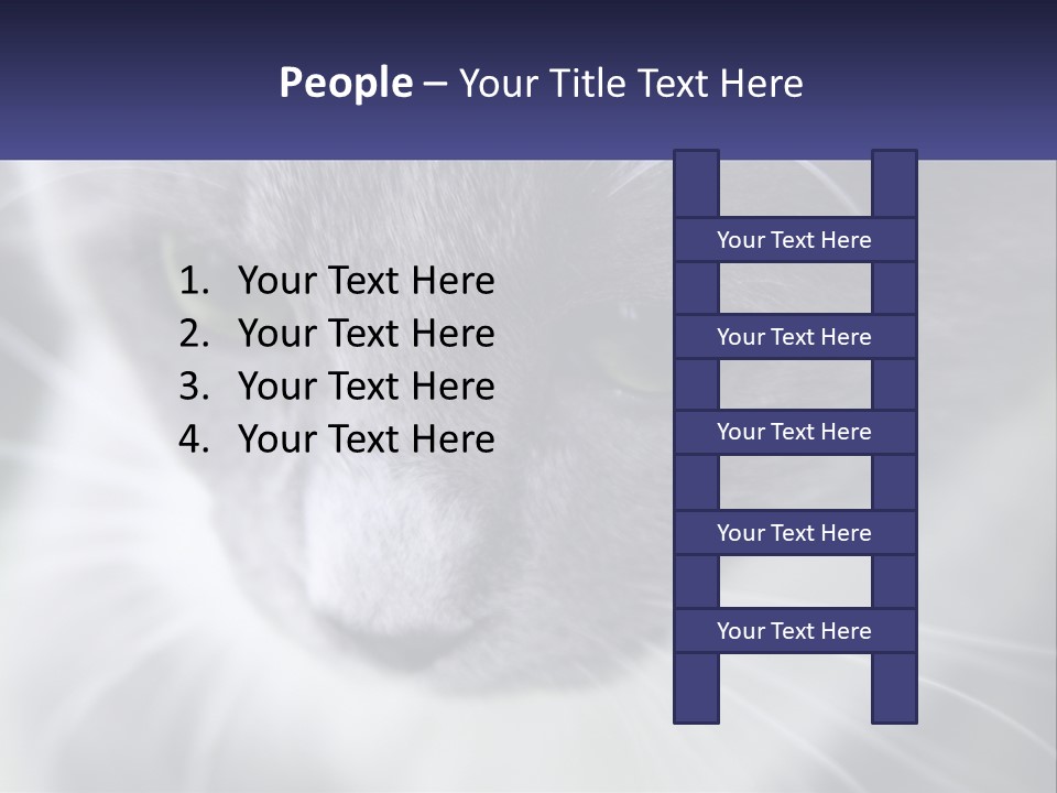 Texture Hair Playful PowerPoint Template