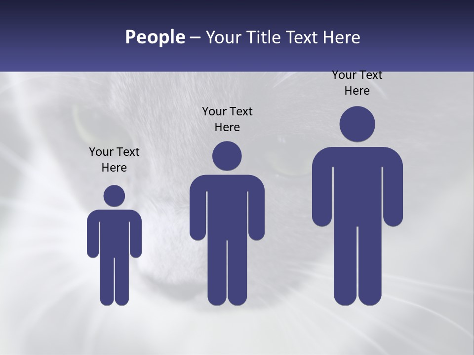 Texture Hair Playful PowerPoint Template