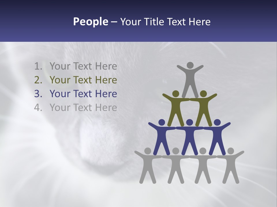 Texture Hair Playful PowerPoint Template