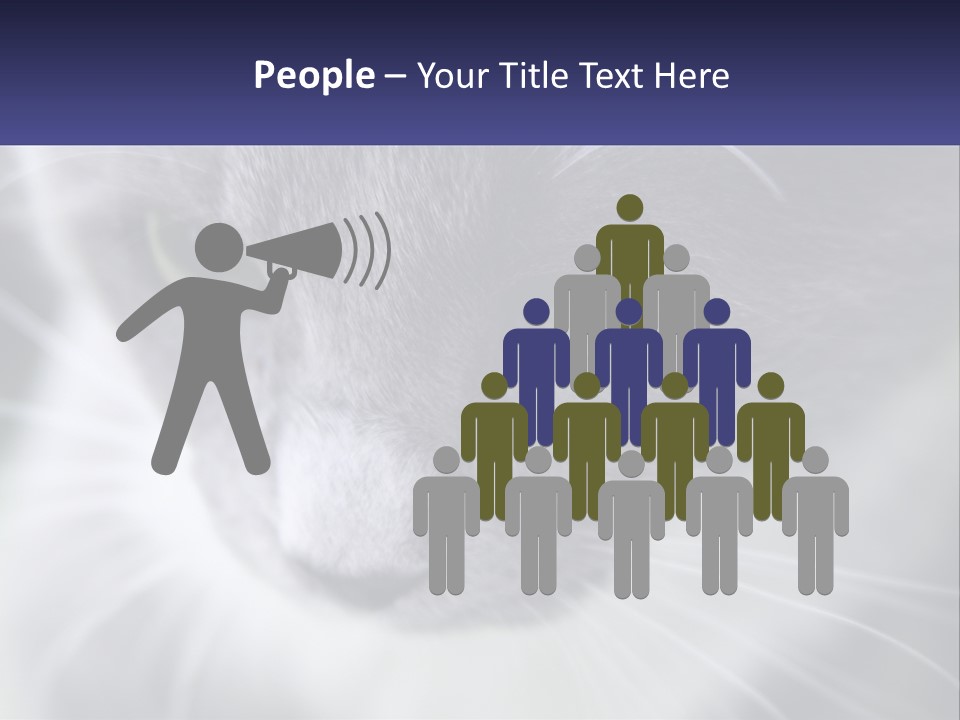 Texture Hair Playful PowerPoint Template