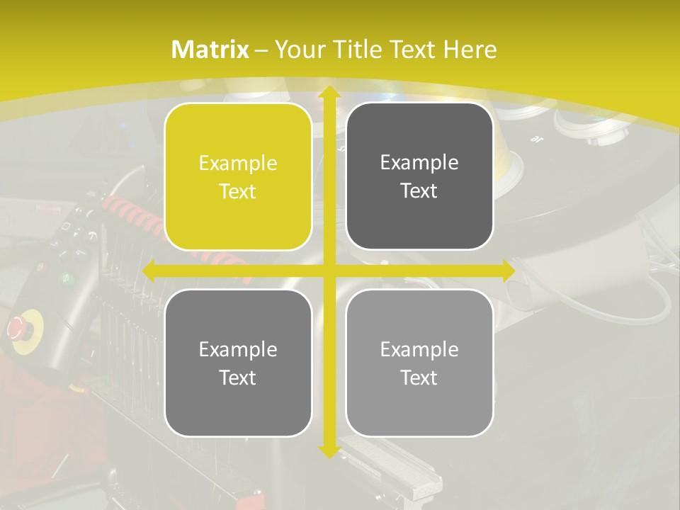 Isolated Sewing Embroidery PowerPoint Template