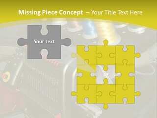 Isolated Sewing Embroidery PowerPoint Template