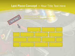 Isolated Sewing Embroidery PowerPoint Template