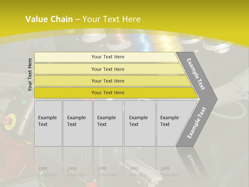 Isolated Sewing Embroidery PowerPoint Template