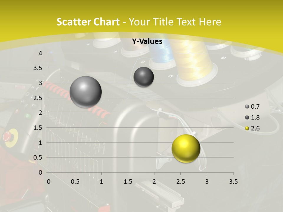 Isolated Sewing Embroidery PowerPoint Template