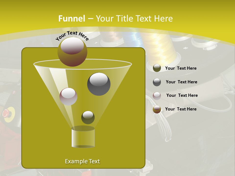 Isolated Sewing Embroidery PowerPoint Template