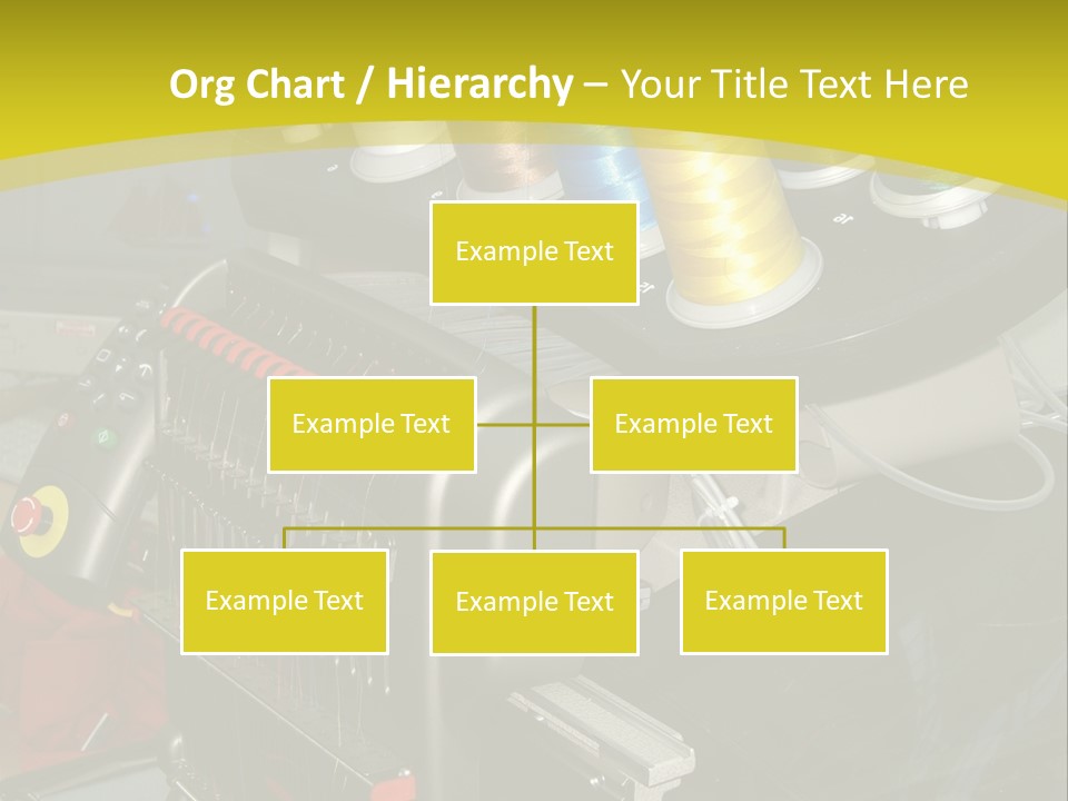 Isolated Sewing Embroidery PowerPoint Template