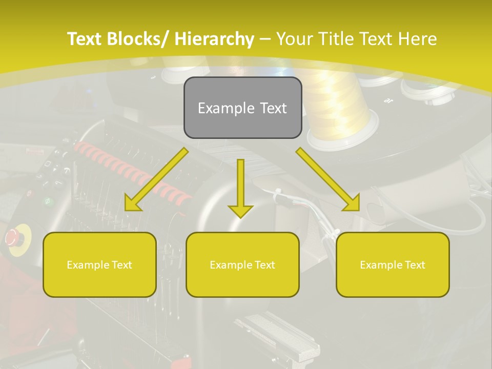 Isolated Sewing Embroidery PowerPoint Template