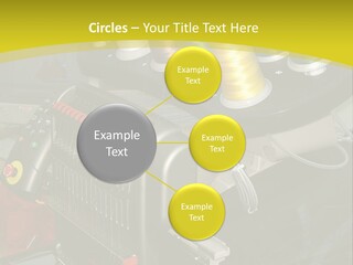 Isolated Sewing Embroidery PowerPoint Template