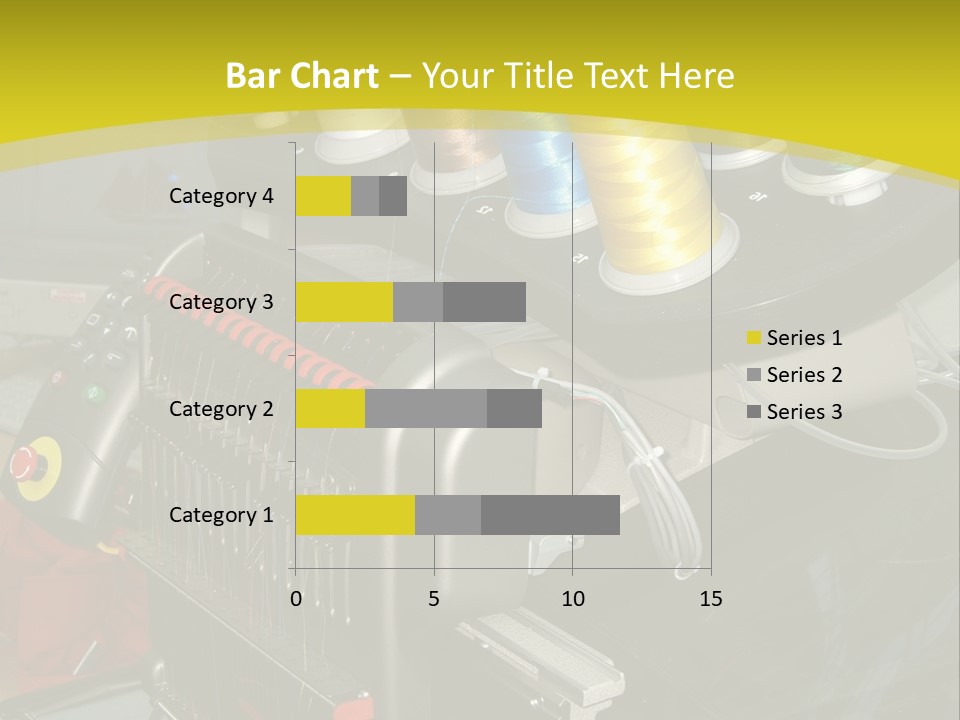 Isolated Sewing Embroidery PowerPoint Template