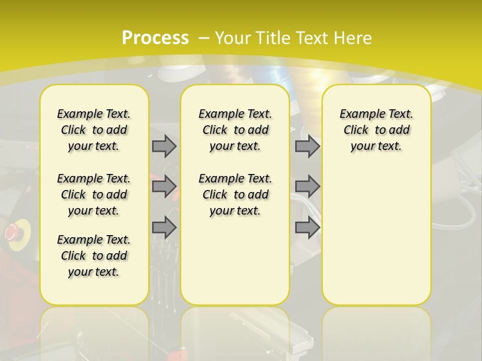 Isolated Sewing Embroidery PowerPoint Template