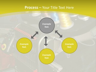 Isolated Sewing Embroidery PowerPoint Template