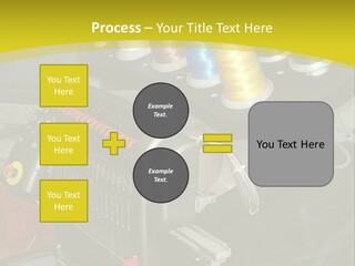 Isolated Sewing Embroidery PowerPoint Template