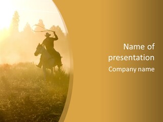 Stable Nature Chase PowerPoint Template