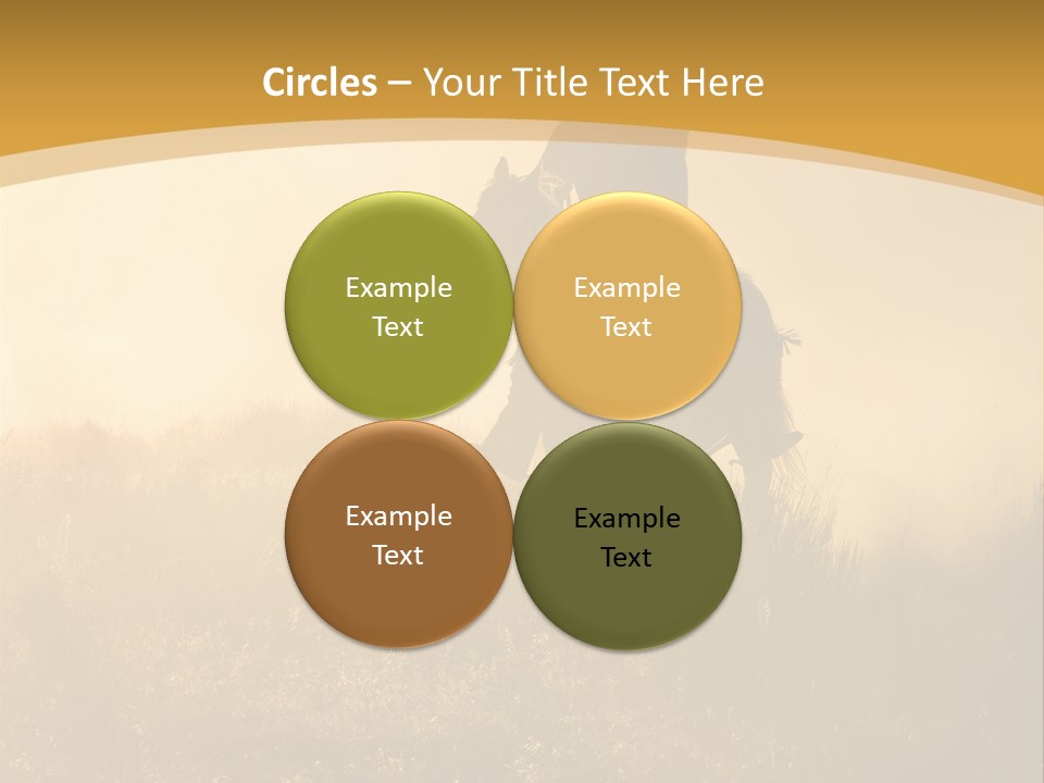 Stable Nature Chase PowerPoint Template