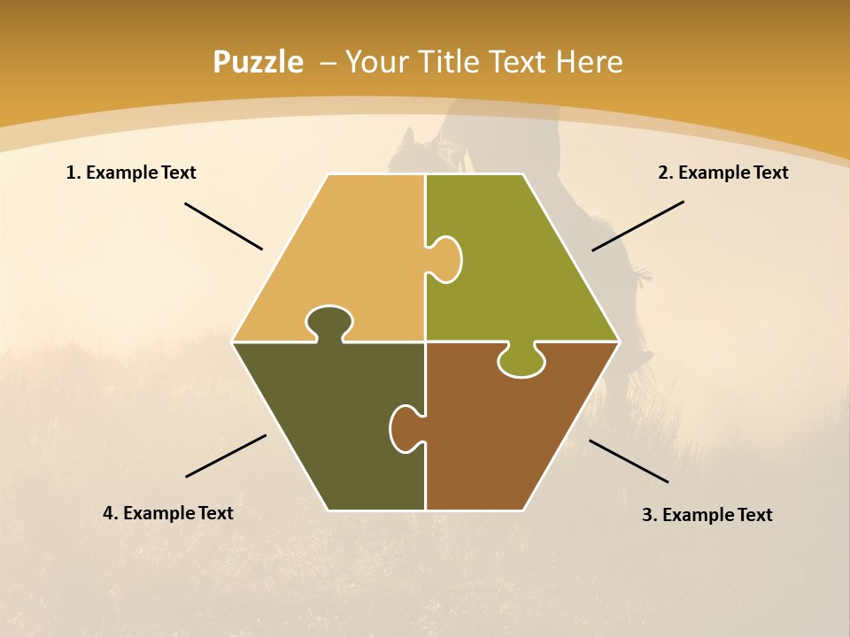 Stable Nature Chase PowerPoint Template